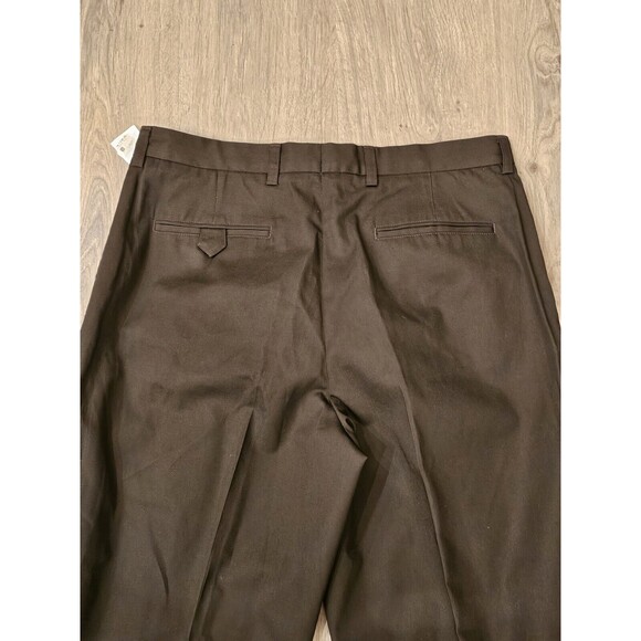 John W Nordstrom Smart Care Stain Resistant Pleated Cuffed Pant Mens 35×29 Brown - Picture 10 of 11